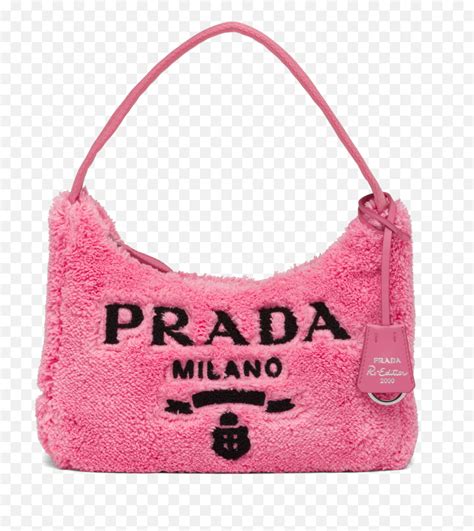 hot pink prada handbag|pink fluffy prada bag.